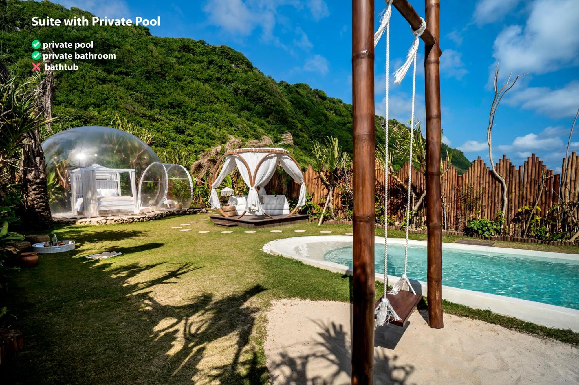Bubble Hotel Nyang Nyang - Adults Only Uluwatu Eksteriør bilde